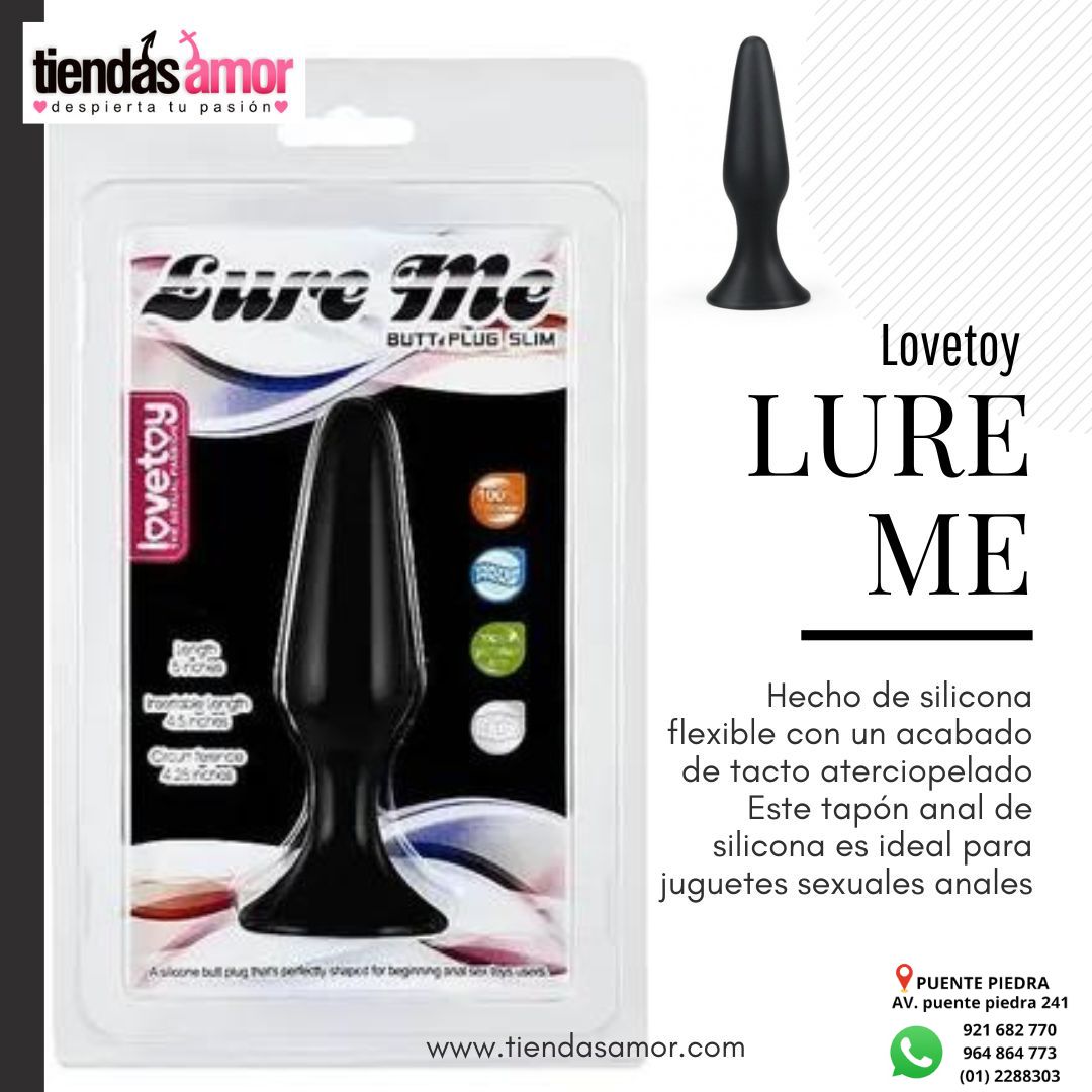 LURE ME Silicone Anal Plug